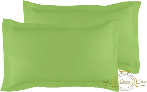 Miniatura 17 de Crown Collection Juego de 2 fundas de almohada estándar de 20 x 26 pulgadas, hipoalergénicas de 600 hilos, 100% algodón egipcio, fundas de almohada