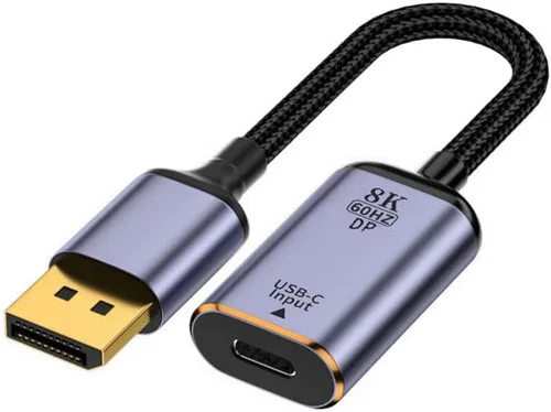 xiwai Tipo C hembra USB-C 3.1 fuente a Displayport DP 1.4 fregadero HDTV Cable 8K@60hz 4K@120hz para tableta teléfono portátil