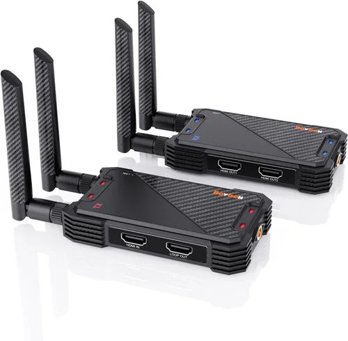 Miniatura 2 de Receptor HDMI Inalámbrico: Extensor HDMI Inalámbrico de 1312 pies con Loopout, Adaptador 2.4/5G 1080P Compatible con Control Remoto IR