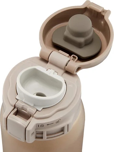Miniatura 3 de Zojirushi Taza de acero inoxidable, 1 unidad (paquete de 1), oro beige, 0.36 litros