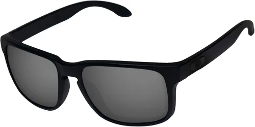 Miniatura 2 de LenzReborn Reemplazo de lentes polarizadas de alto impacto para Oakley Holbrook XL OO9417 Sunglass - Negro oscuro+gris plateado+rojo fuego+azul