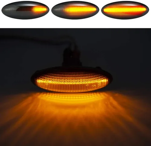 Miniatura 6 de Luces de marcador de guardabarros delanteros LED dinámicos de repuesto para To-yota RAV4 Corolla Auris Yaris OEM Fit Turn Signal Repeater Lamps