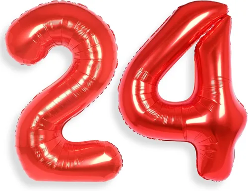 Miniatura 27 de AULE Globos de helio con letra roja S, de 40 pulgadas, grandes, gigantes, de lámina de mylar, rojos, para decoraciones de cumpleaños, aniversarios