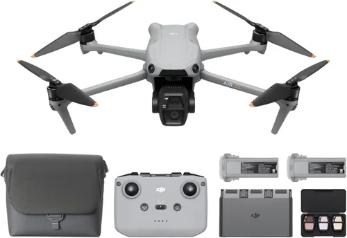 Miniatura 10 de DJI Air 3S Combo Fly More (control remoto RC 2 con pantalla), dron con cámara CMOS de 1" de gran angular y teleobjetivo medio para adultos