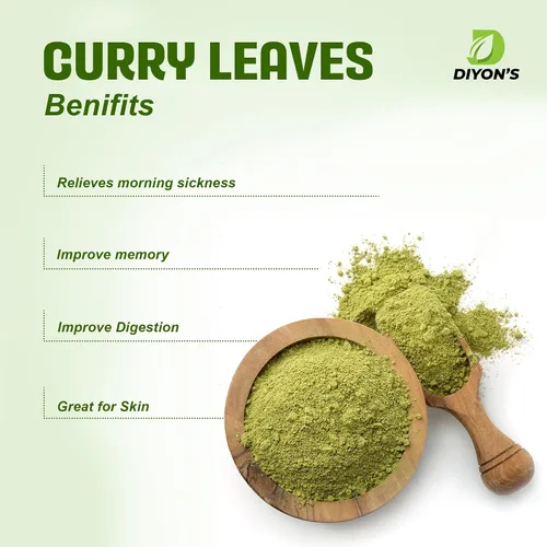 Miniatura 3 de Hojas de curry cultivadas naturalmente en polvo 1.7 oz (50 g)