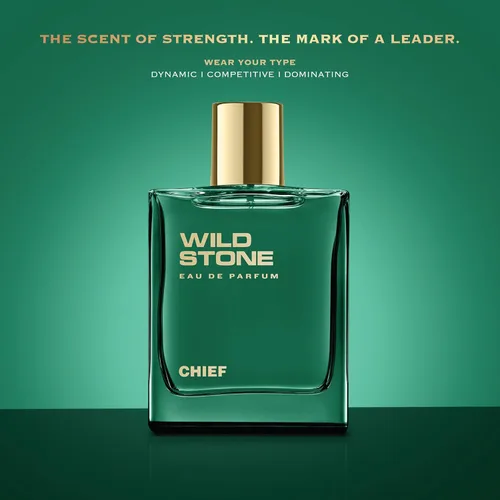Miniatura 3 de Wild Stone Chief Eau De Parfum 3.38oz, 3.4 fl oz Perfume EDP de lujo para hombres Fragancia intensa de larga duración 100% aroma líquido