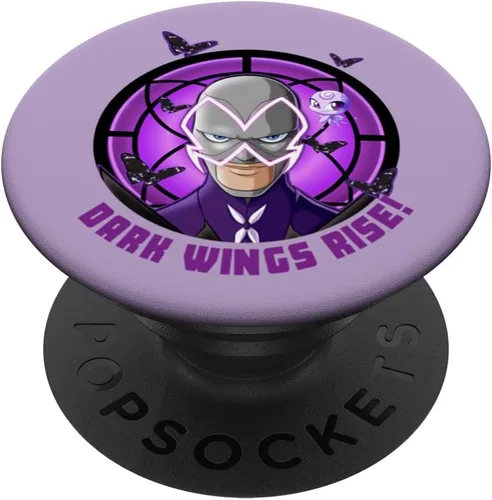 Miniatura 6 de Miraculous Ladybug Hawk Moth Dark Wings Rise PopSockets MagSafe PopGrip para iPhone