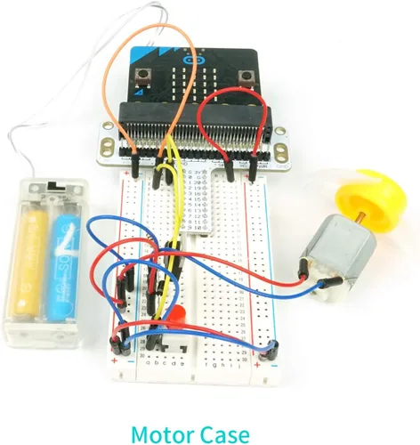 Miniatura 4 de ELECFREAKS Microbit Starter Kit 24 accesorios Micro:bit Basic Coding Electronics Kit Kit de aprendizaje Microbit Makecode con manual de orientación