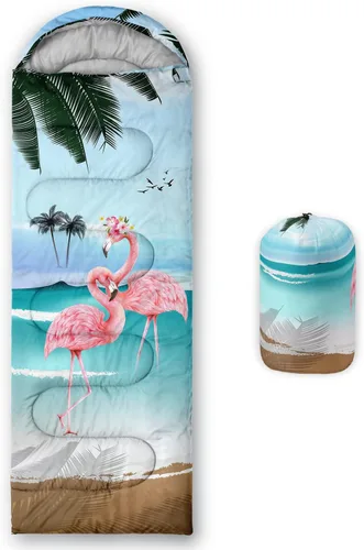 Miniatura 37 de HOSIMA Saco de dormir de mariposa para adultos y niños para campamento, saco de dormir ultraligero gótico negro para clima frío y verano.