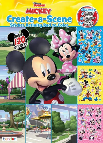 Miniatura 2 de Bendon Disney Jr Mickey Mouse - Libro de actividades con calcomanías de Mickey Mouse Página 80 Con licencia