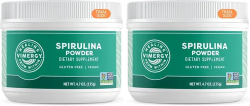 Miniatura 11 de Vimergy Polvo de espirulina, 166 porciones – Tamaño de valor – Polvo de verduras – Superalimento de algas azul-verde ricas en nutrientes