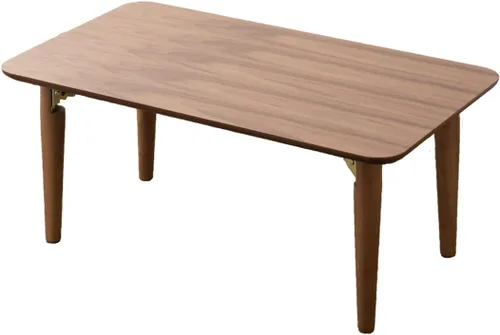 Miniatura 10 de EMOOR Mesa auxiliar plegable de madera rectangular pequeña (17.7 x 23.6 pulgadas), color blanco, mesa baja para sentarse en el suelo, espacio