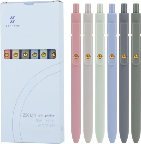 Miniatura 10 de Ddaowanx Bolígrafos de gel coloridos, punta fina retráctil de 0.5mm, bonitos bolígrafos con escritura y bocetos de colores, esenciales
