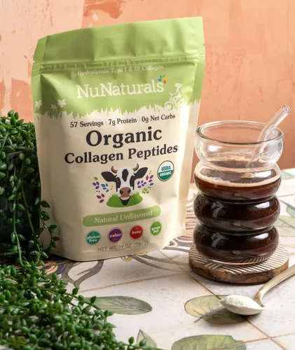 Miniatura 2 de Nunaturals Péptidos orgánicos de colágeno, 14 oz