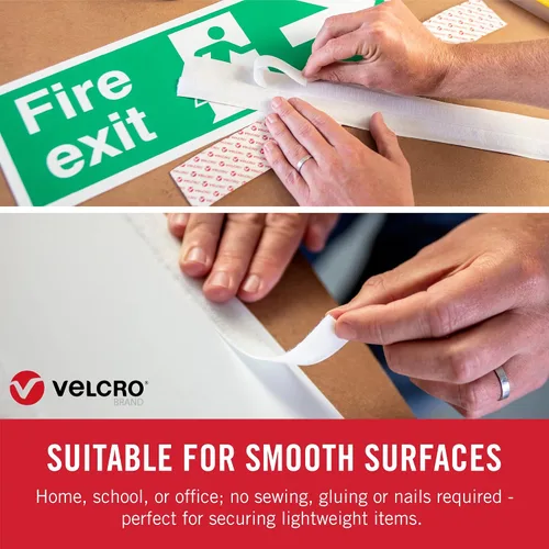 Miniatura 3 de VELCRO Brand - Sujetadores Sticky Back cinta adhesiva de 34 de pulgadas ideal para el hogar