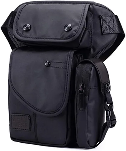 Pequeña cangurera de cintura multibolsillo Oxford táctica muslo militar caída pierna bolsa carreras camping senderismo motocicleta bicicleta