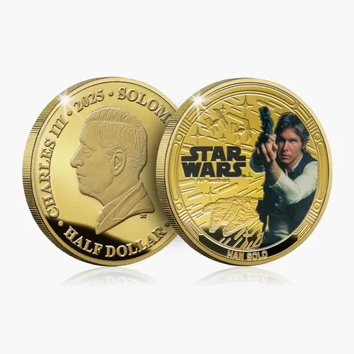 Miniatura 6 de FANTASY CLUB Colección oficial de monedas de la trilogía original de Star Wars Juego premium de 6 monedas Edición limitada certificada