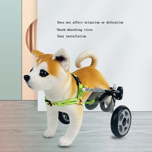 Miniatura 2 de Dogs Carts with Wheels, Light Weight,Adjustable Dog Wheelchair Mobility Aid ，Leg Brace & Hip Support ，for Back Legs Mobility Support(XS)