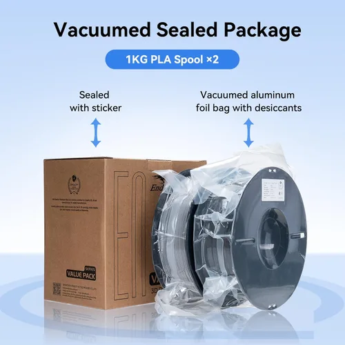 Miniatura 6 de Creality Filamento para impresora 3D, filamento PLA de 0.069 pulgadas, paquete de 4.4 lbs para impresión 3D, filamento PLA Ender sin enredos, fuerte