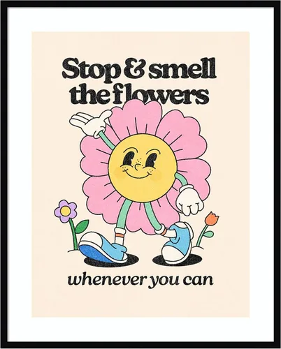 Miniatura 13 de Amanti Art Framed Wall Art Print 24x20 Retro Cartoon Character I by Victoria Barnes, Humor Wall Art, Whimsical Decor, Small Poster Painting Artwork
