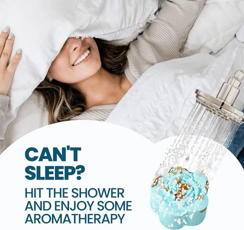 Miniatura 2 de SLEEP WELL - Bombas de ducha extra fuerte con lavanda, Neroli – Mezcla de aceites esenciales para el sueño, vaporizadores de ducha de aromaterapia