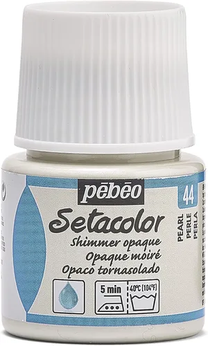 Miniatura 9 de Pebeo Setacolor - Pintura para tela (opaca, 45 ml), color dorado perla