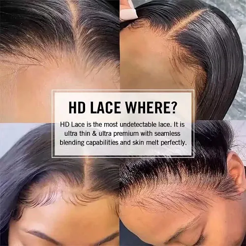 Miniatura 7 de Pelucas de cabello humano ondulado corto con reflejos #1B/27, pelucas de encaje HD, predepiladas, densidad del 150%, cuerpo corto, ondulado, 13x6