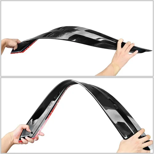 Miniatura 7 de IKON MOTORSPORTS, Visera adhesiva para ventana compatible con Toyota RAV4 2019-2025, humo oscuro acrílico, 4 unidades, protección contra la lluvia