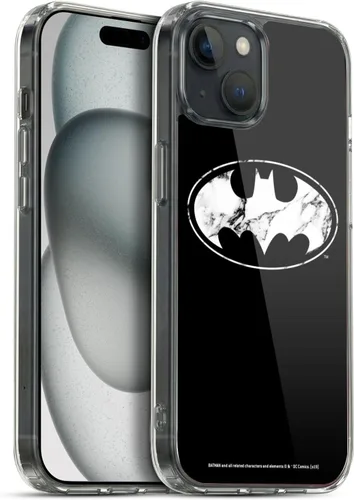 Miniatura 127 de Head Case Designs Funda de gel con licencia oficial de Batman DC Comics Bat Signal Logos [protección de grado militar] compatible con Apple iPhone 7