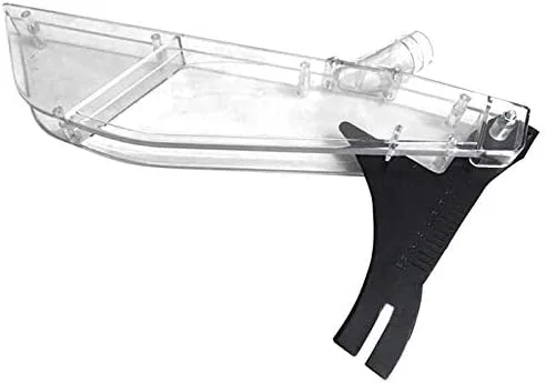Cubierta protectora universal para sierra de mesa, funda antipolvo, protector de plástico transparente con cuchillo dispensador, universal para
