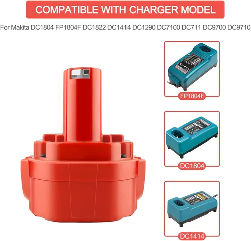 Miniatura 5 de Paquete de 2 baterías de repuesto 18V 3.5Ah 1822 1823 1833 1834 1835 1835F 192828-1 192829-9 193061-8 193102-0 193140-2 193159-193159-1 1937 83-0