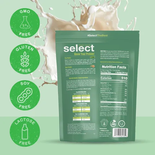 Miniatura 6 de Mezcla de polvo de proteína vegana PEScience Select