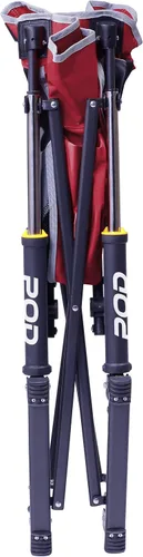 Miniatura 2 de GCI Outdoor - Mecedora plegable estilo sling para exteriores con portavasos y bolsillo para teléfono Rojo