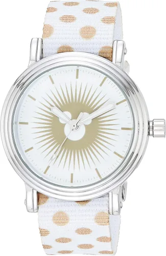 Disney Classic Mickey Mouse Head Silhouette Watch Stylish & Fun Mickey Watch for Women, Gift Fans Women's Mouse Watches with Silver Bezel &