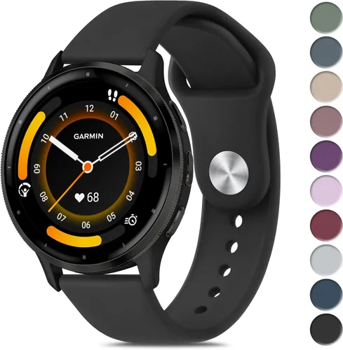 Meliya Correas compatibles con Garmin Vivoactive 4 Watch, Garmin Venu 3 / Venu 2 Watch Band para mujeres y hombres, correa de repuesto deportiva de