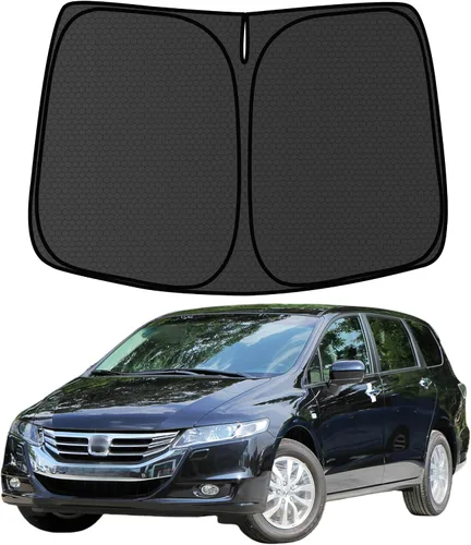 Miniatura 62 de Civic - Parasol para parabrisas Honda Civic 2022-2024 2025 (no para Honda 2022 Sport), visera frontal gruesa plegable 1:1, mantiene tu automóvil más