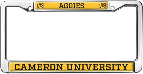 Miniatura 117 de Texas A&M University - Texarkana Mascot - Marco de metal estándar para placa de matrícula de tamaño completo