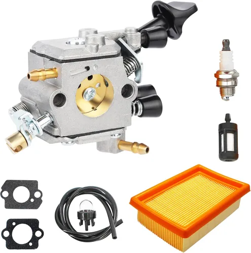 Carburador compatible con Stihl BR350 BR350Z BR430 BR450 SR430 SR450 Soplador de mochila Reemplaza# 4244 120 0606, Kit de reparación de carburador