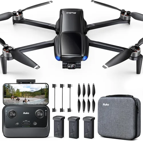 Miniatura 11 de Ruko U11MINI 4K, dron de bolsillo para adultos con cámara de menos de 249 g 8K Foto 4K/30fps Vídeo, cardán ElS de 3 ejes, transmisión digital FPV