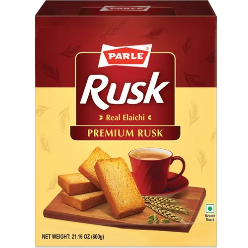 Parle Cardamomo Elaichi Rusk - Bocadillo crujiente (21.16 onzas)