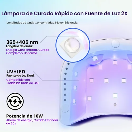 Miniatura 6 de Kit de Esmalte de Uñas en Gel Beetles con Luz UV - Juego de 31 Esmaltes de Uñas en Gel de Color Popular con Base y Capa Superior Mate y Brillante