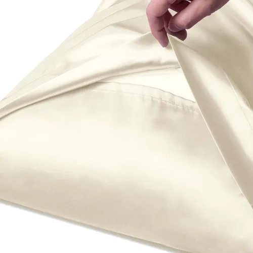 Miniatura 3 de Konnect - Juego de 2 fundas de almohada turcas sedosas para cabello y piel rizada, paquete de 2 fundas de almohada King con cierre de sobre, súper