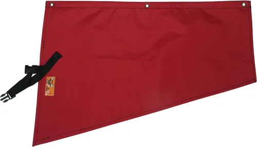 Miniatura 2 de BULL TOOLS Organizador de rollos de herramientas con 16 bolsillos para llaves, lona de poliéster balístico impermeable métrica y SAE, bolsa de Rojo
