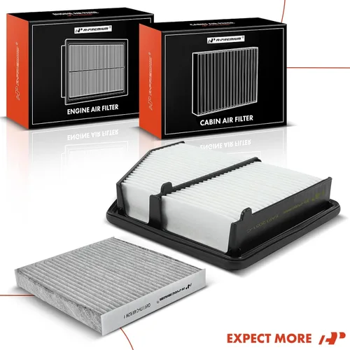 Miniatura 8 de A-Premium Filtro de aire de motor y cabina de 2 piezas con carbón activado compatible con Honda Civic 2016-2022 2.0L