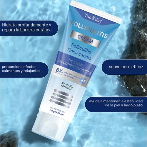 Miniatura 5 de Crema de foliculitis Alivia y ayuda a eliminar protuberancias en el cuero cabelludo, la cara, el cuerpo y los glúteos para pelos encarnados