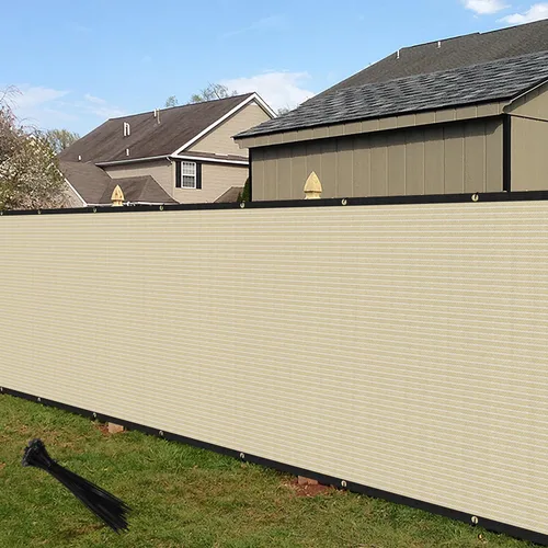ECOOPTS Valla de privacidad de 6'x12' para cerca exterior con ojales de cobre, apta para cercas comerciales y jardines residenciales al aire libre,