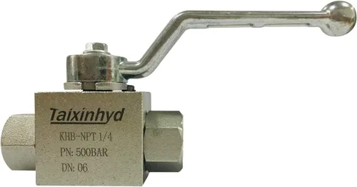 Miniatura 8 de Taixin Hidráulica 1 "NPT 4650PSI KHB válvula de bola de alta presión