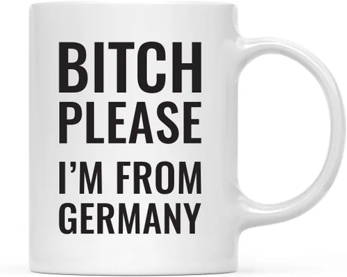 Miniatura 59 de Andaz Press Taza de café de 11 onzas, regalo de broma, Bitch Please I'm from Alabama, paquete de 1, incluye caja de regalo, divertidas ideas