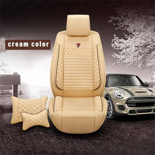 Miniatura 7 de Juego completo de fundas de asiento de automóvil compatibles con Suzuki Grand Vitara 2000-2013, piel sintética, respaldo alto, delantero y trasero