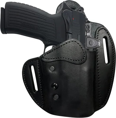 Miniatura 32 de Urban Carry LockLeather OWB RMR/RDS - Funda segura y cómoda de cuero/polímero híbrido para una ocultación óptima Diestro Compatible con una